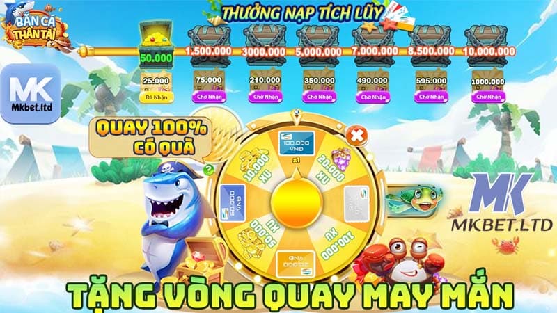 Bắn cá thần tài đổi thưởng lôi cuốn đông ngư thủ tham gia